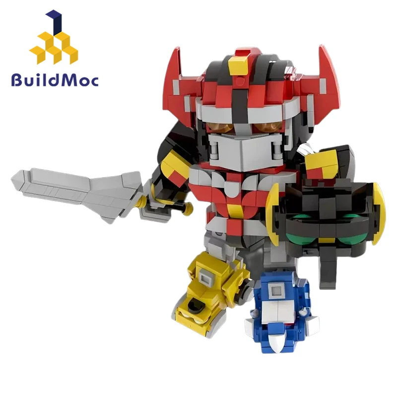 

Buildmoc Warrior Mech Rangersed Robots Action Figures MOC Set Building Blocks Toys for Children Kids Gifts Toy 483PCS Bricks
