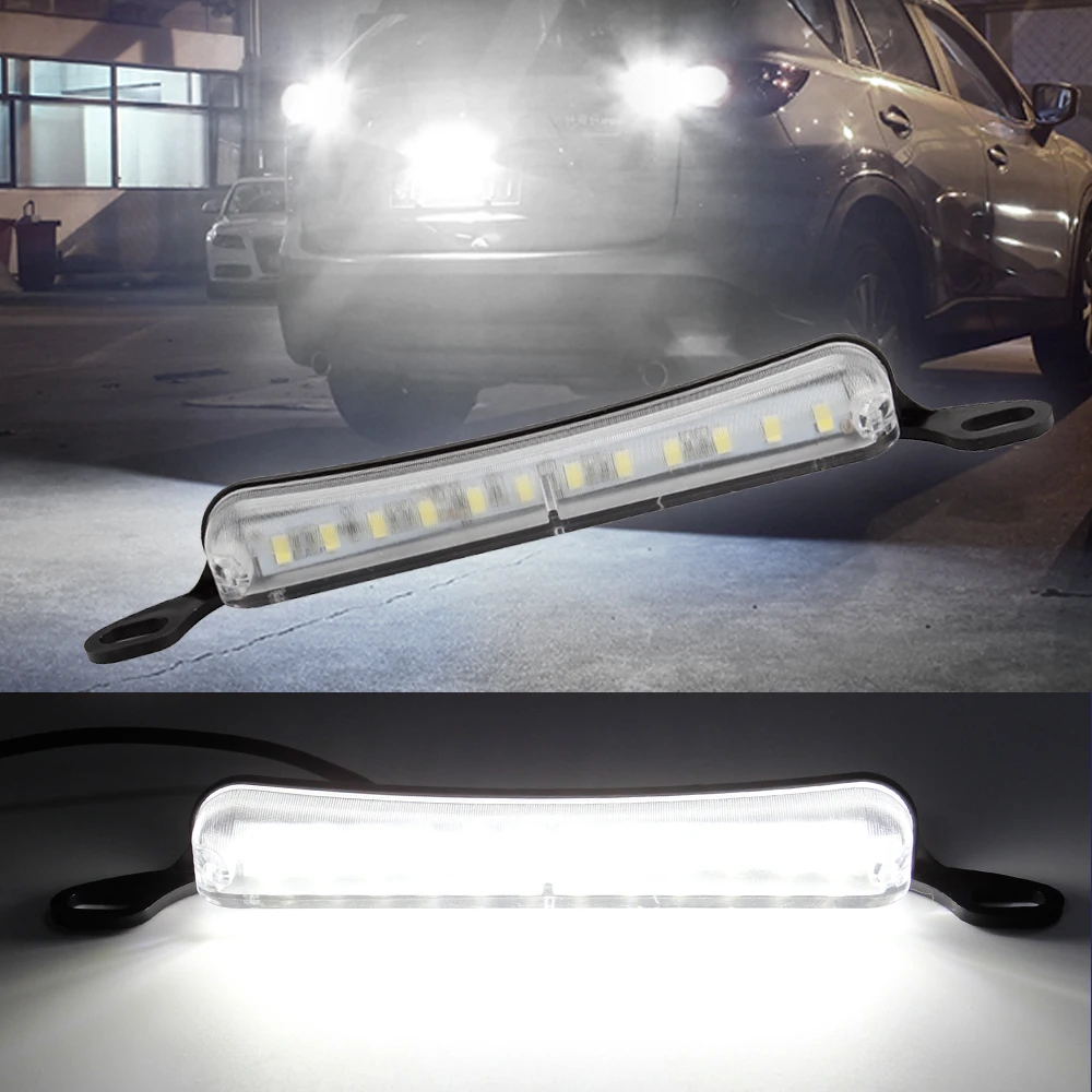 

OKEEN 1pcs LED Canbus Number License Plate Light For Car Universal Rear Reversing Lamp Auto License Plate Lights White 6000k 12V