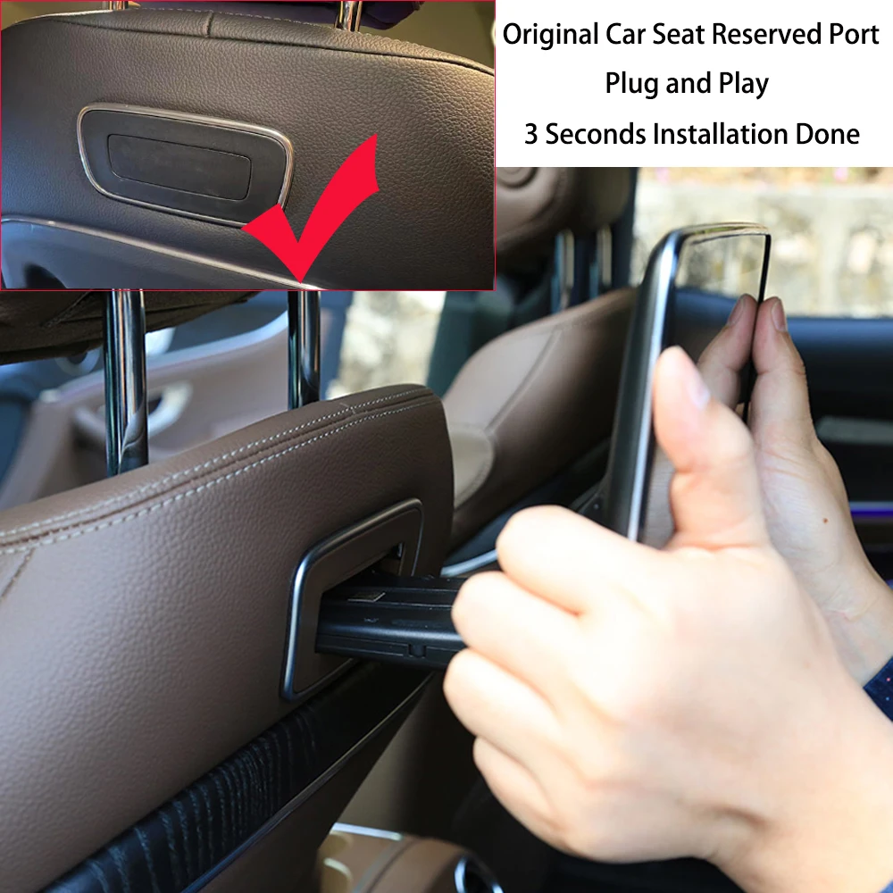 

Монитор-подушка для Mercedes Benz V260 W447, развлекательная система на заднем сиденье, Android 1080P, 4K, HD, Wi-Fi, автомобильный видеомонитор на подголовник, ТВ