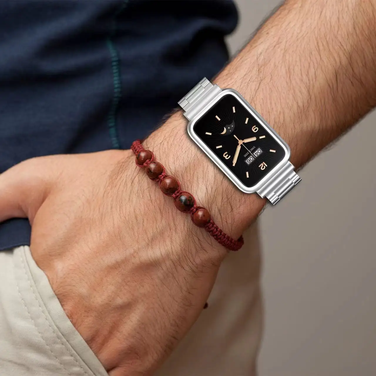 Metal Strap+Cover For Xiaomi Mi Band 7 Pro Stainless Steel Bracelet Wristband Correa For Mi Band 7Pro Belt Watchband Accessories