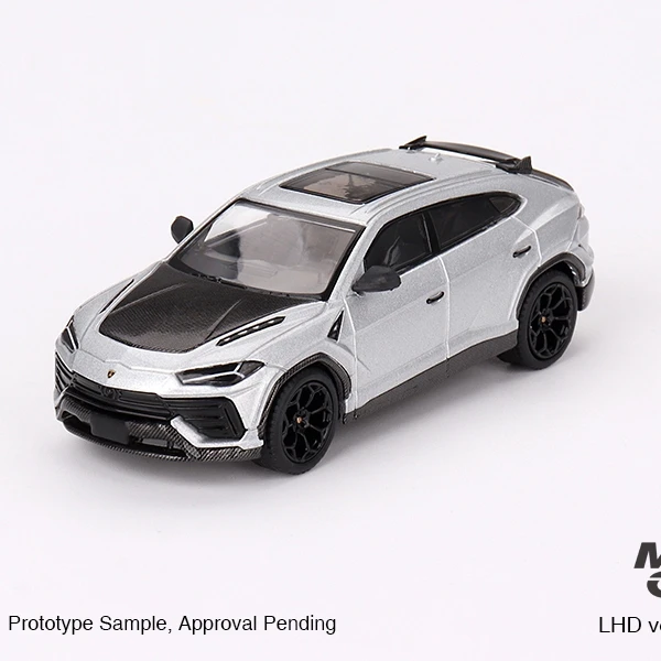 МИНИГТ 1:64 # Модель автомобиля Lamborghini Urus из серебряного сплава 767 игрушка для