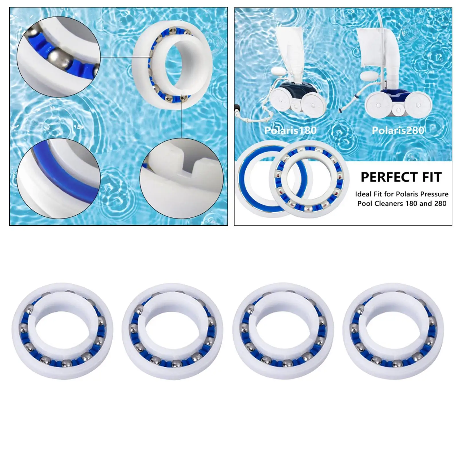 

4 шт., подшипники для Polaris 180/280