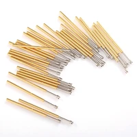 100pcspackage p100 q2 big four jaw spring test pin outer diameter 1 36mm needle length 33 35mm for circuit board testing