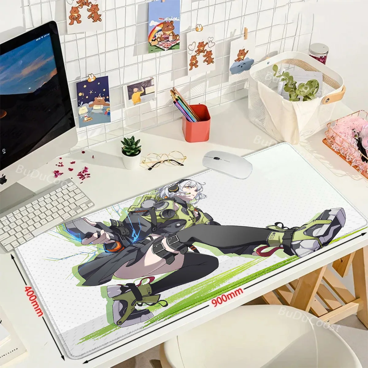 Коврик для мыши Zenless Zone Zero ZZZ teclado Anby Demara Nicole коврик подкладка компьютерной