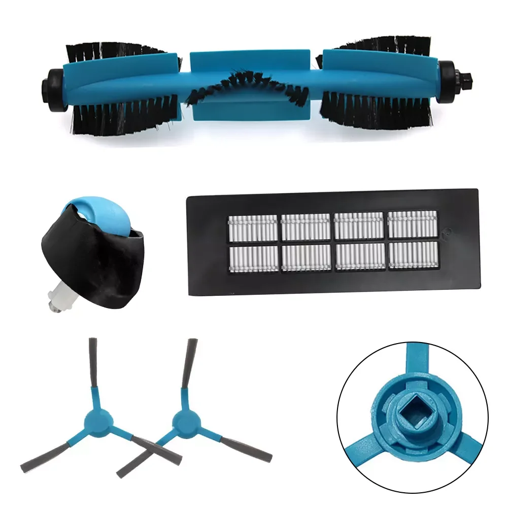 

NEW Main Brush Filter Omnidirectional Wheel Side Brushes For Conga 3090 3091 3092 Robot Vacuum Cleaner Roller Brush Hepa Filter