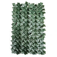 artificial faux ivy leaf privacy fence screen home garden panels outdoor hedge