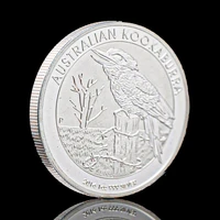 silver plated australian kookaburra 2016 1oz elizabeth ii queen australia souvenirs coin medal collectible coins