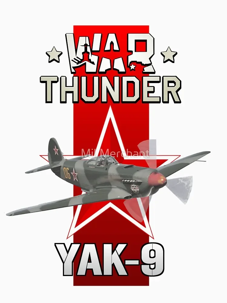 Новая модная футболка Yakovlev Yak-9 Russian World War II Fighter Aircraft Thunder