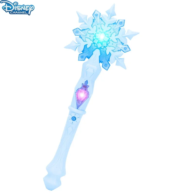 Лидер продаж Disney Girls Frozen Snowflake Принцесса Эльза Музыка Волшебная палочка Кольцо