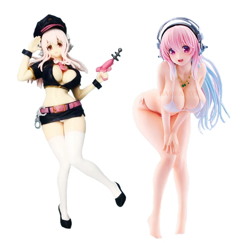 Super Sonico Sexy Girl Action Figure Nitroplus Figure Collection Model Doll Toys