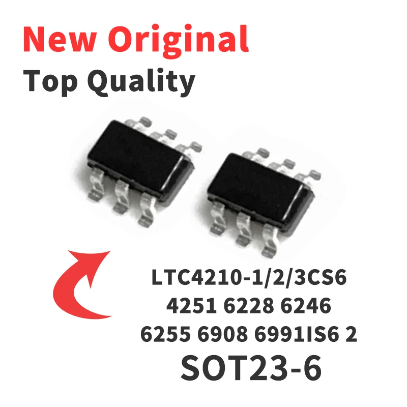 

LTC4210-1/2/3CS6 4251 6228 6246 6255 6908 6991IS6 2 SOT23-6 Chip IC абсолютно новый оригинальный