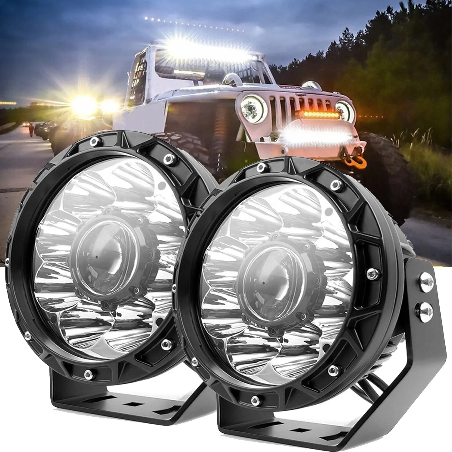 Автомобильный высокий мост функция поиска тумана дальнее расстояние фотография