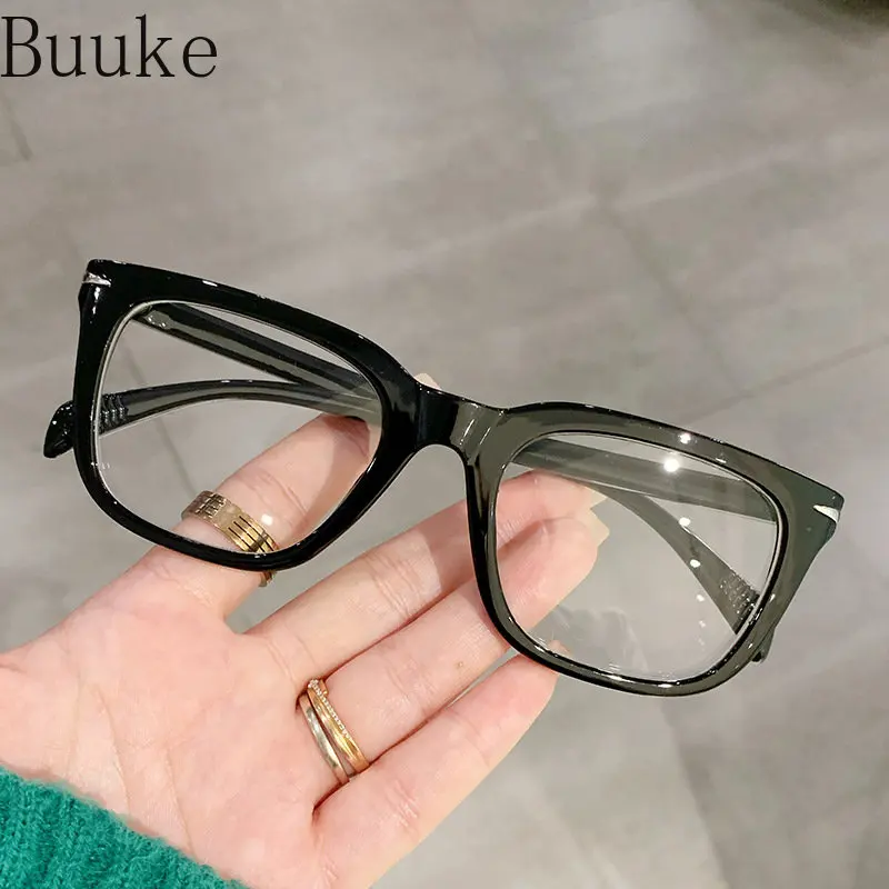 

2023 New Square Anti Blue Light Glasses Womens Glasses Trend Computer Goggles Glasses Transparent Optical Spectacle