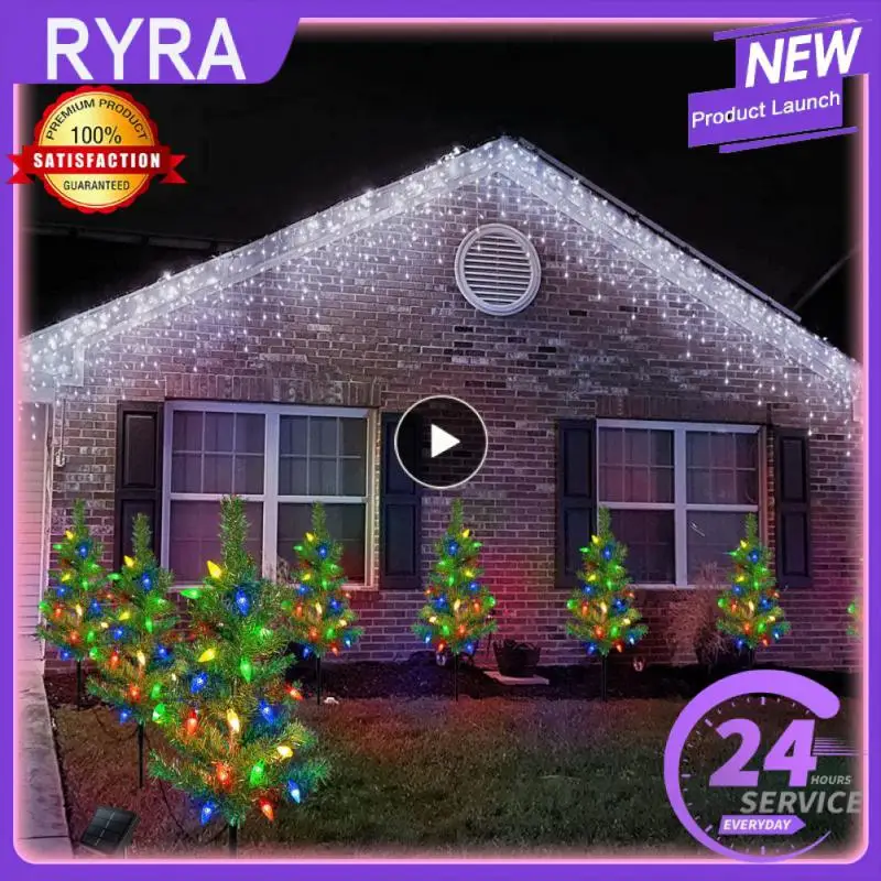 

Solar Energy Outdoor Colored Lights High-quality Lawn Lantern Led New Christmas Tree Lamp Lighting Supplies Lamp Luminaires Gift