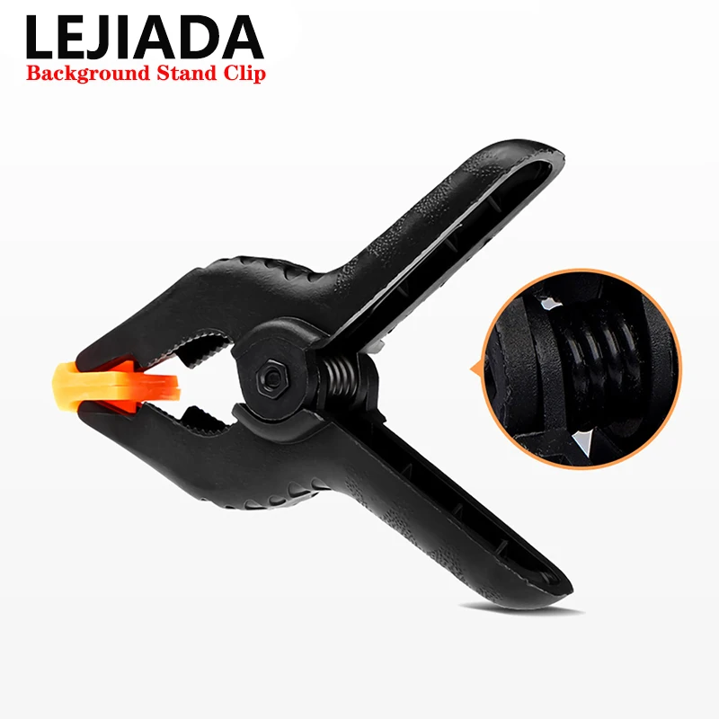 

LEJIADA 1PCS Background Stand Clip Photography Heavy Duty Photo Booth Fixed Backdrop Muslin Clamps Muslin&Green Screen