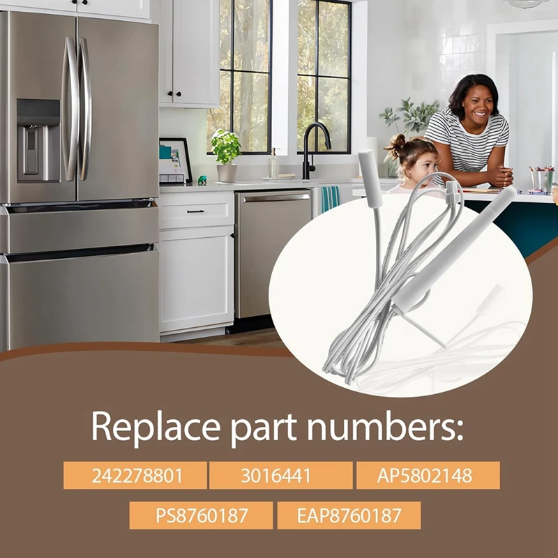 242278801 Термистор холодильника для датчиков температуры термистора морозильной