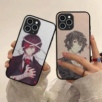 maiyaca bungou stray dogs phone case hard leather case for iphone 11 12 13 mini pro max 8 7 plus se 2020 x xr xs coque