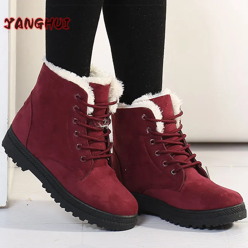 

2022 Winter Low Heel Warm and Non Slip Snow Boots Women's Casual Versatile Oversize Shoes Nouveau Dans Les Bottes Pour Femmes