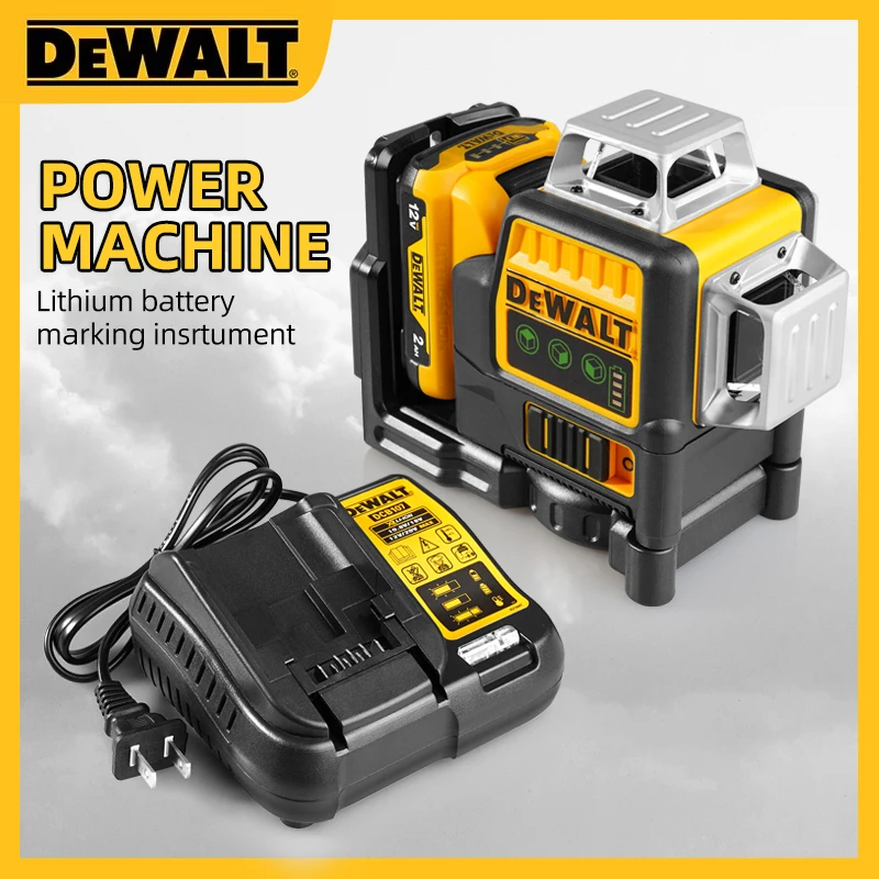 Dewalt DW089LG 3 стороны * 360 градусов вертикальный 12 линий лазерный уровень горизонтальный зеленый измеритель уровня света на открытом воздухе (art.: 3920cc1353b95) - 3920cc1353b95