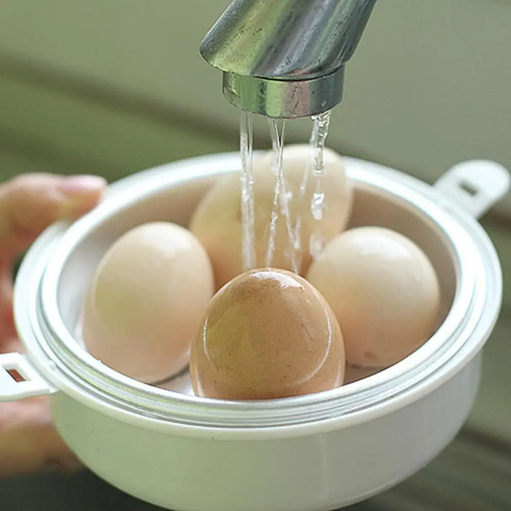 

Durable Portable Hot Sale Chicken Shape 4 Eggs Steamer Boiler Kitchen Microwave Oven Cookware Home Kitchen Supplies