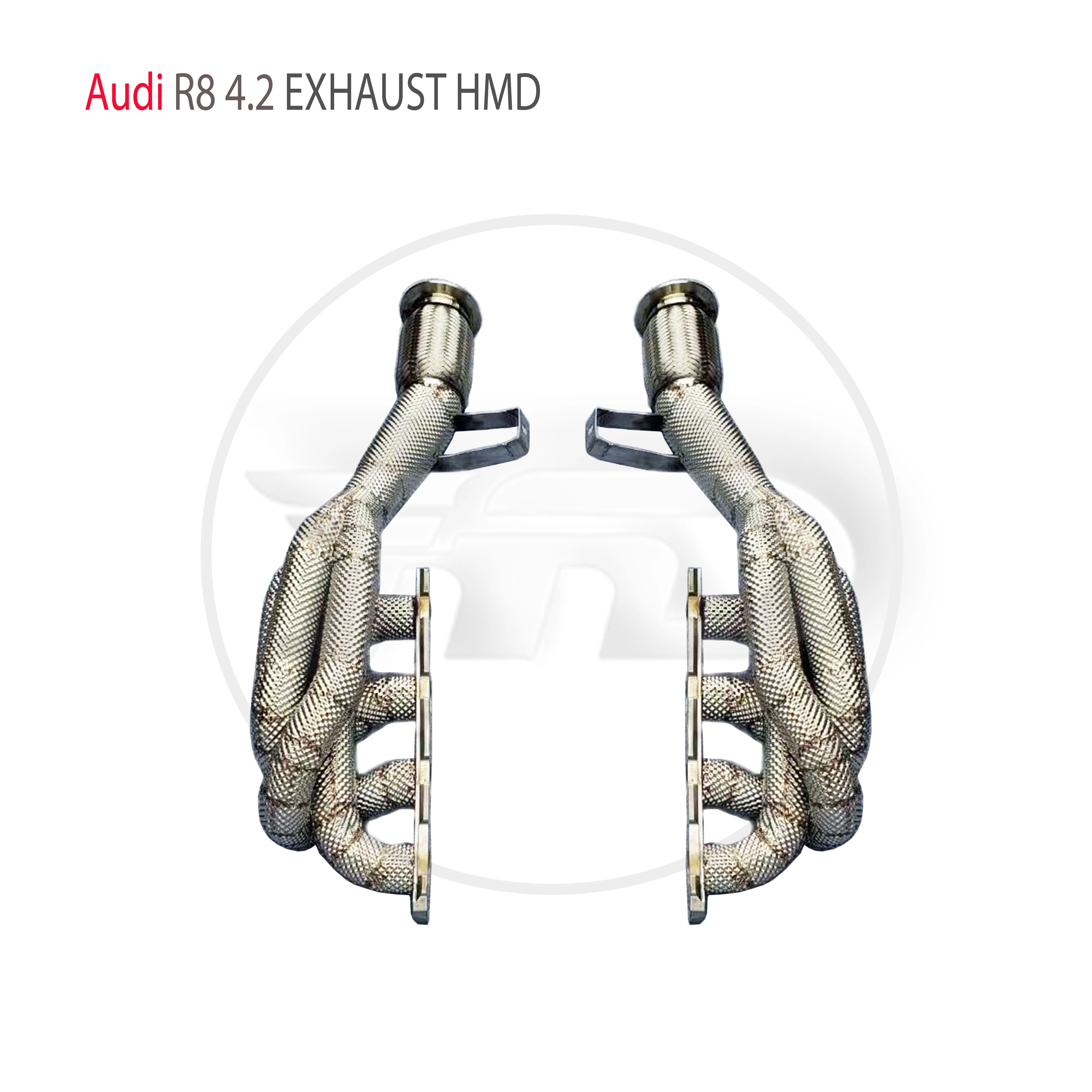 

HMD Exhaust System Performance Manifold for Audi R8 V8 4.2L Car Accessories With Catalytic Converter Header Catless Pipe
