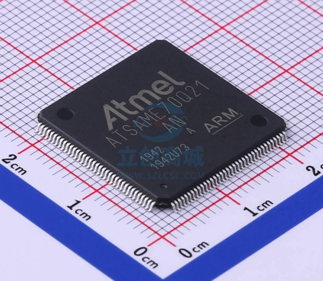

100% New Original ATSAME70Q21A-AN Package LQFP-144 New Original Genuine Microcontroller (MCU/MPU/SOC) IC Chi
