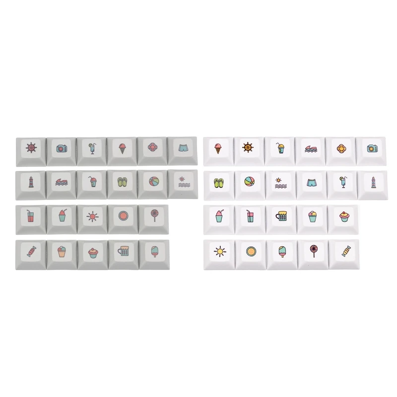 

Cartoon Keycap 22-key PBT DSA Height 5 Sides Sublimation For 61/68/87/104/108 Mechanical Keyboard Keycap Replacement Set