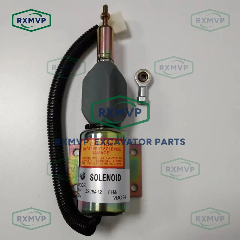 3926412 стопорный электромагнитный клапан 24 В белый штекер для дизельного двигателя