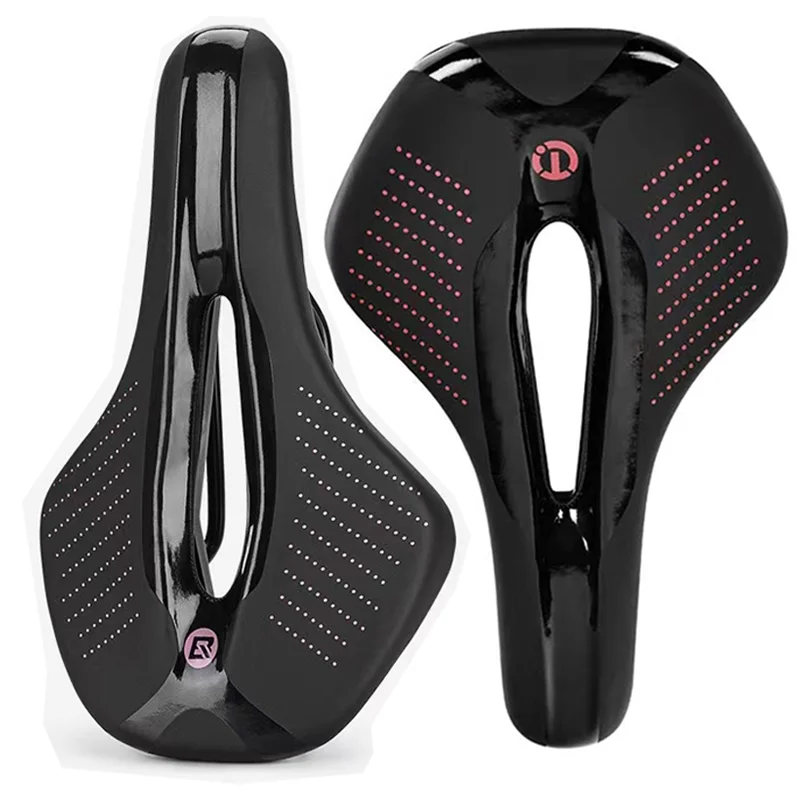 

New MTB Road Bike Saddles PU Ultralight Breathable Comfortable Seat Cushion Bike Racing Saddle Parts Components