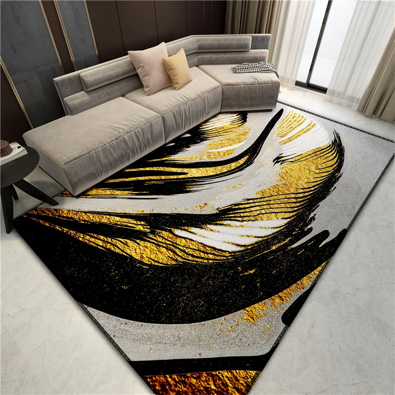 

Роскошные скандинавские декоративные перья для дома, гостиной, дивана, стола, коврики, мягкий бытовой ковер, прикроватный напольный коврик ...