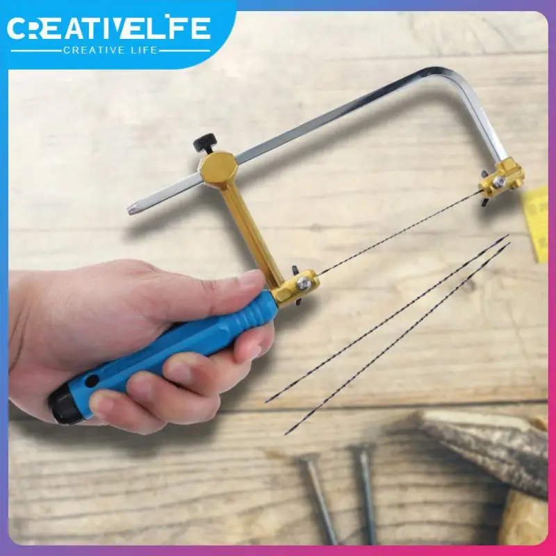

U-shaped Tool Kits Mini Saw Bit Antiskid Hand Handle Multifunctional Arm Saw Woodwork Tools Adjustable Handsaw Saw Bow Diy Tools