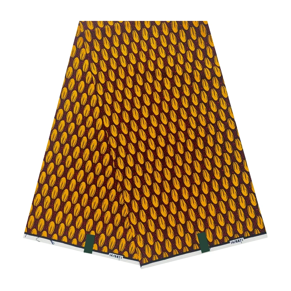 Африканская восковая Ткань 100% хлопок настоящий воск в нигерийском стиле