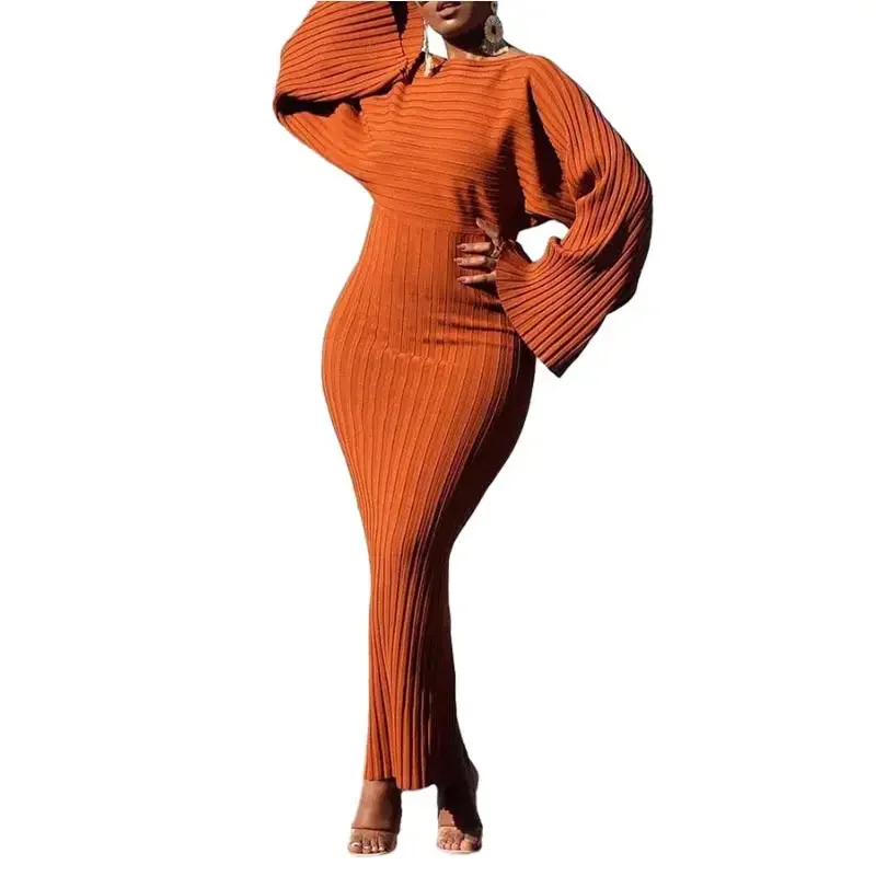 2024 африканские платья для женщин осень-зима элегантное платье макси из