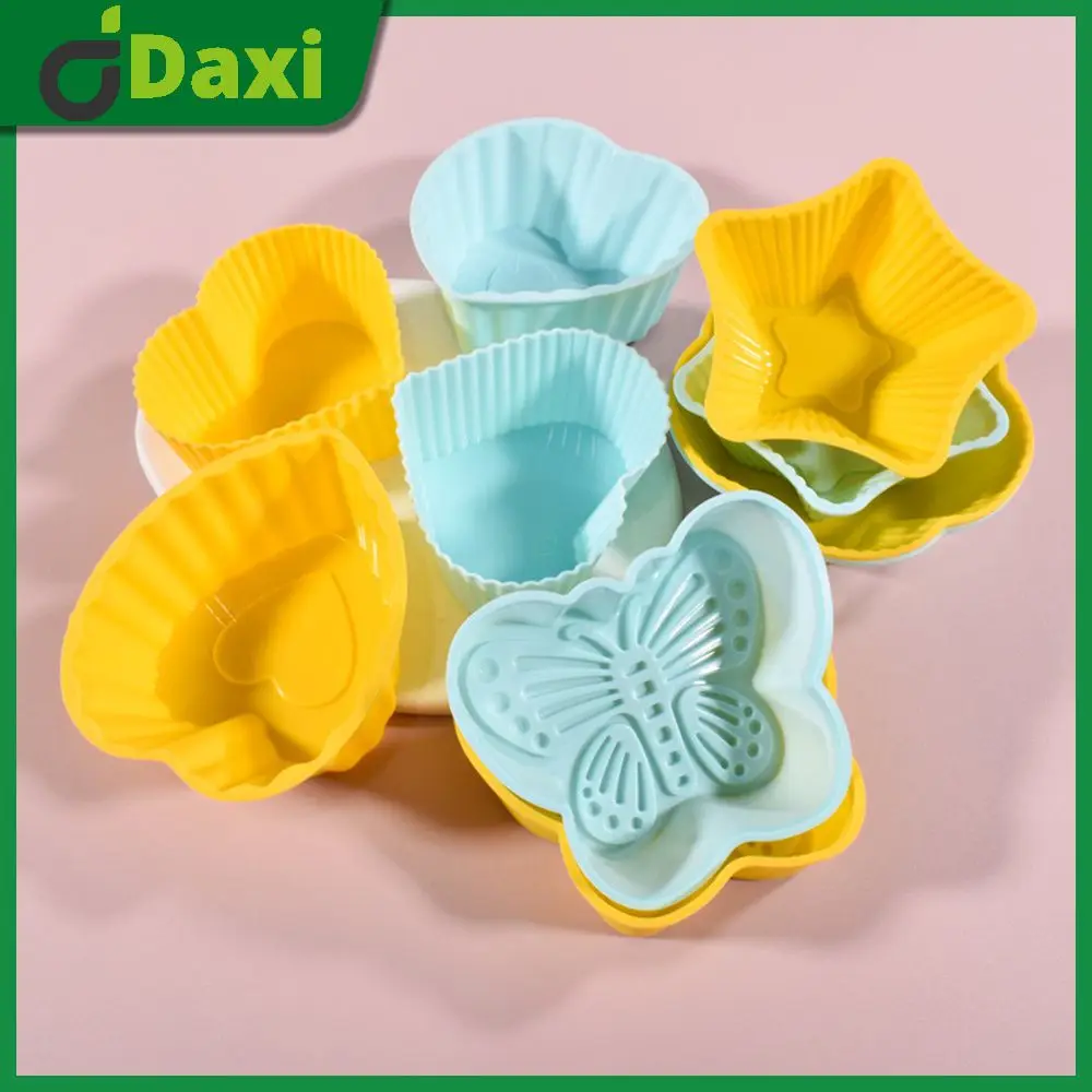 

Food Grade Silicone Material Silicone Mold Easily Demoulded After Cooling Thermostability Cake Baking Mold Various Colors Brief