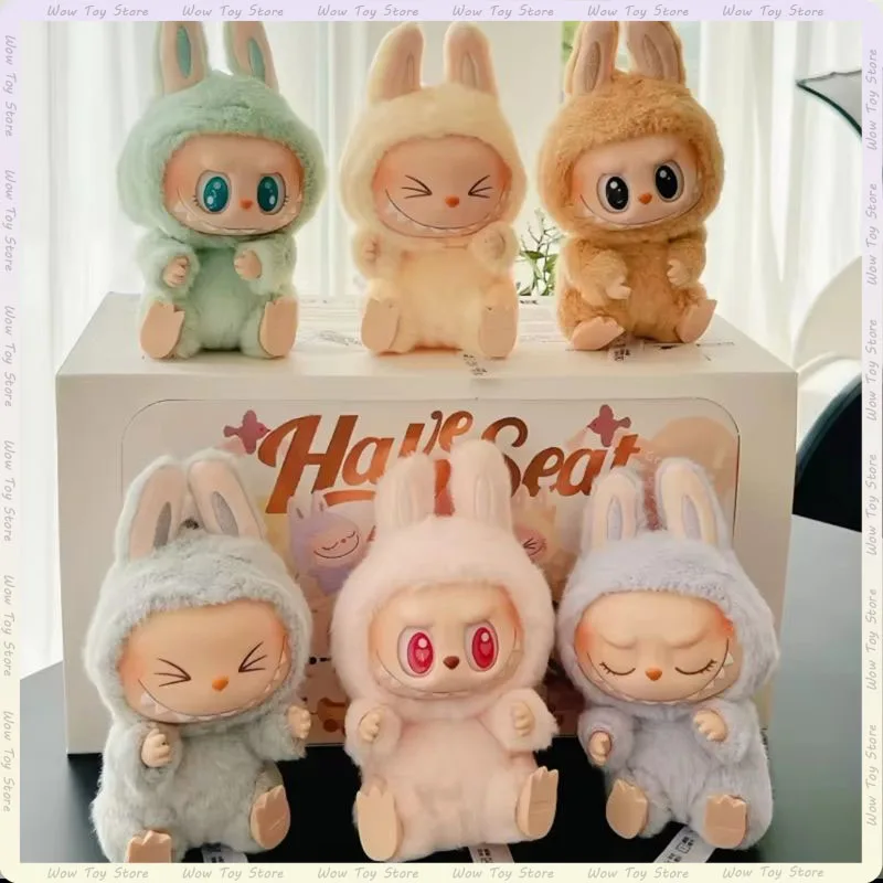 Высокое качество реплика V2 сидячая вечеринка Labubu слепая коробка Kawaii