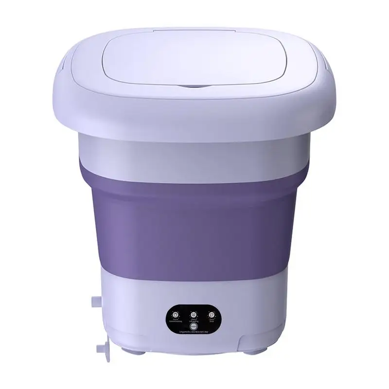 

Portable Washing Machine 9L Mini Washing Machine Folding Lightweight Travel Laundry Tub With Dehydration Function Personal