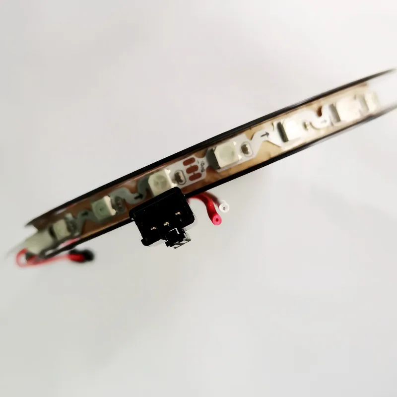 5 м WS2812B Пиксельная полоса освещения S Тип 6 мм DC5V IC 60 светодиосветодиодный s/M