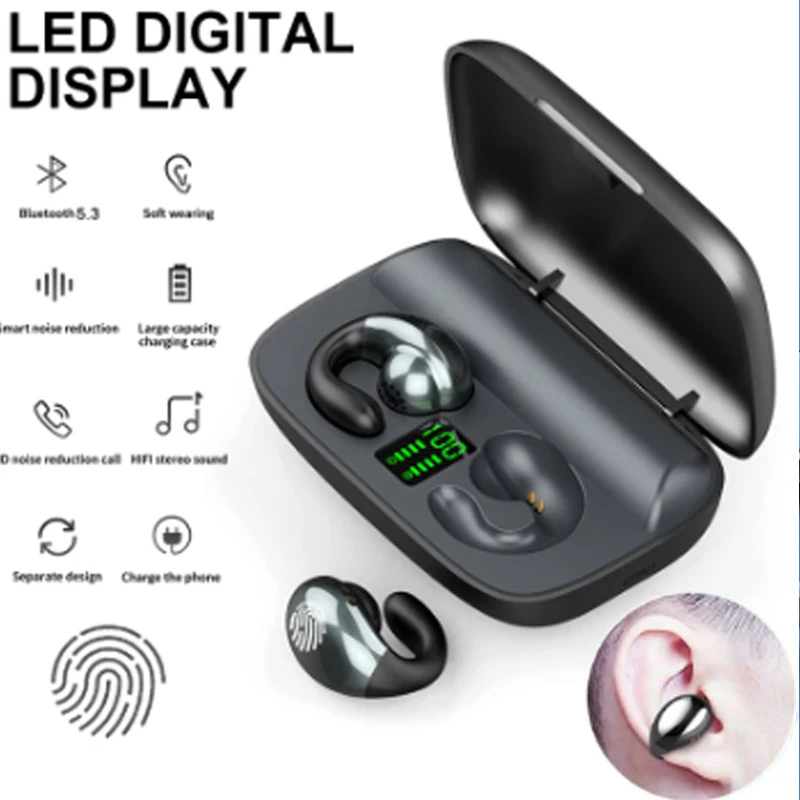 Bone conduction bluetooth Ear Clip with Mic for LG K41S K51Ss LG K51S K41S K 51s 41s Nokia C20 C30 C10 Nokia C 20 G300 NokiaC20 images - 6
