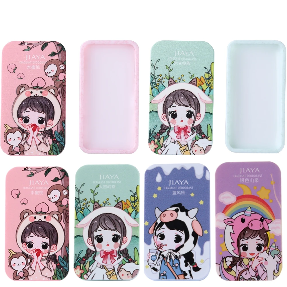 

Solid Balm Mild Long Lasting Freshness Aroma Deodorant Portable Case Fragrance Body Antiperspirant Women Men Solid Perfume
