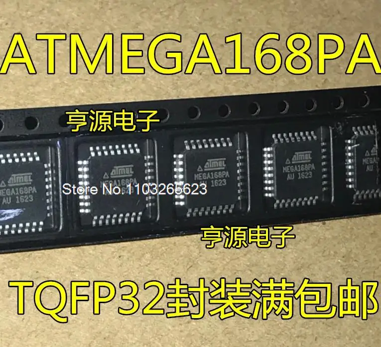 

ATMEGA168PA-AU 168V-10AU -10MU 168PB-AU 168-20AU 168PA-MU