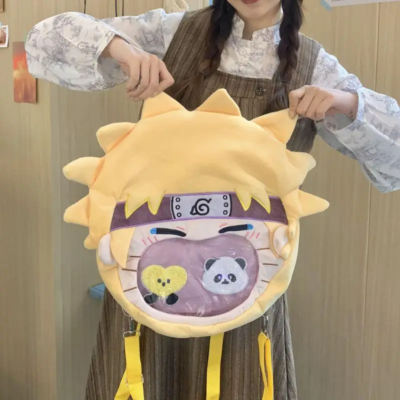 Фото Новый рюкзак-кроссбоди Bandai Naruto: Гаара, Шинто, Узумаки Наруто, Пейн. Аниме-атрибутика, двухмерная кукла, подарки. №5