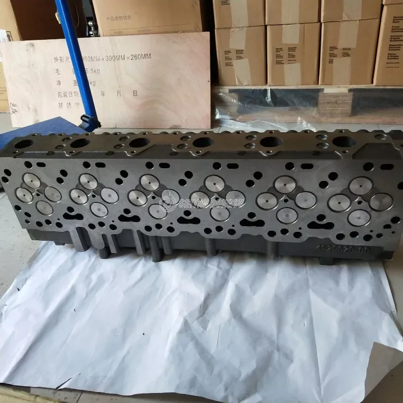 Оригинальная головка цилиндра дизельного двигателя DCEC 6L ISL 5314801