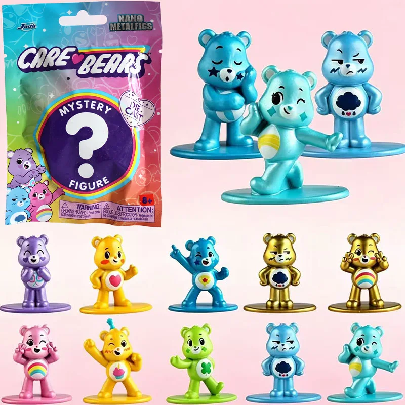 Фото Коллекционные металлические мини-фигурки Jada Nano Care Bears в закрытых пакетах: игрушки-модели, украшения, подарки для мальчиков и девочек №2