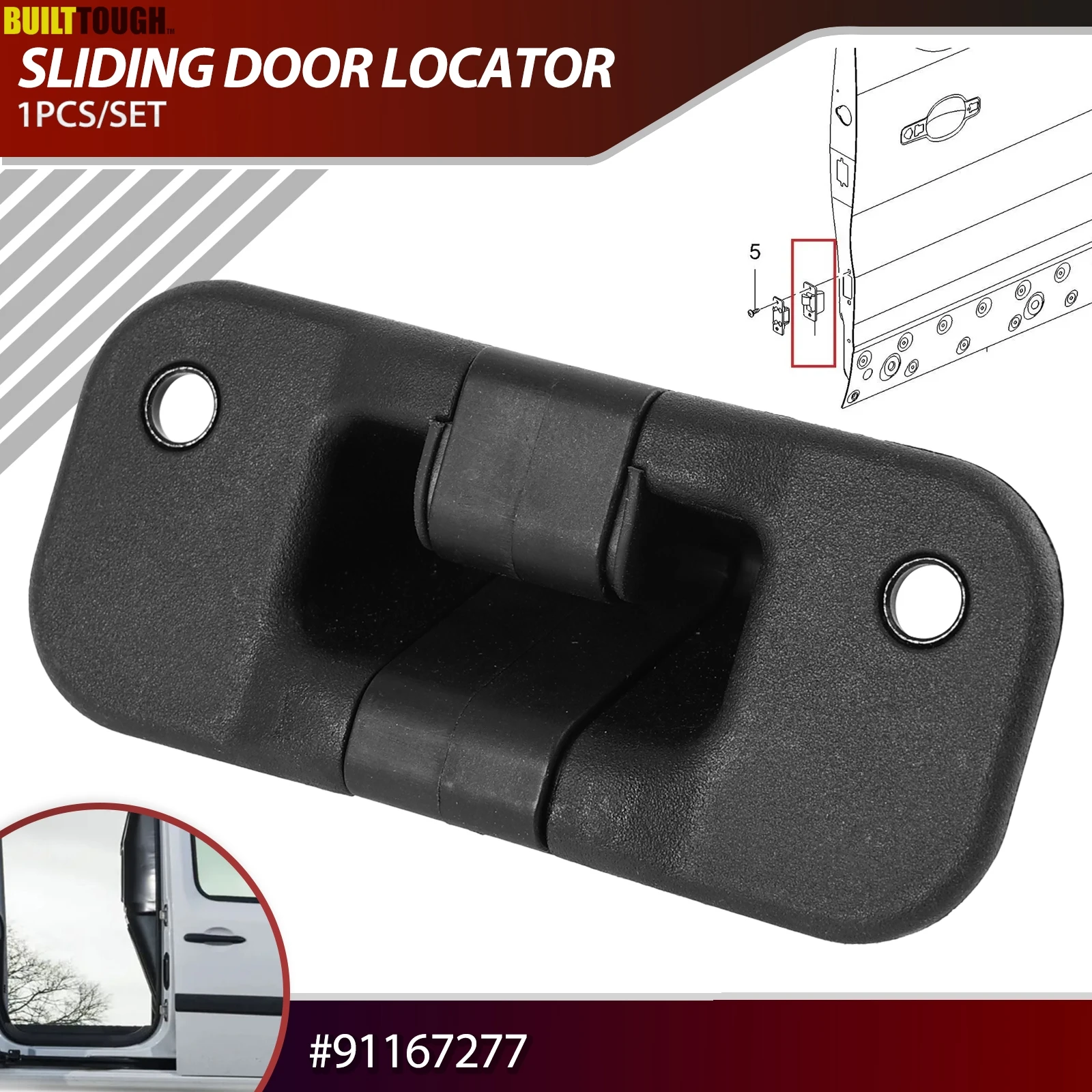 Автомобильный внутренний раздвижной дверной локатор 91167277 для Renault Trafic Mk2 Mk3 Vauxhall