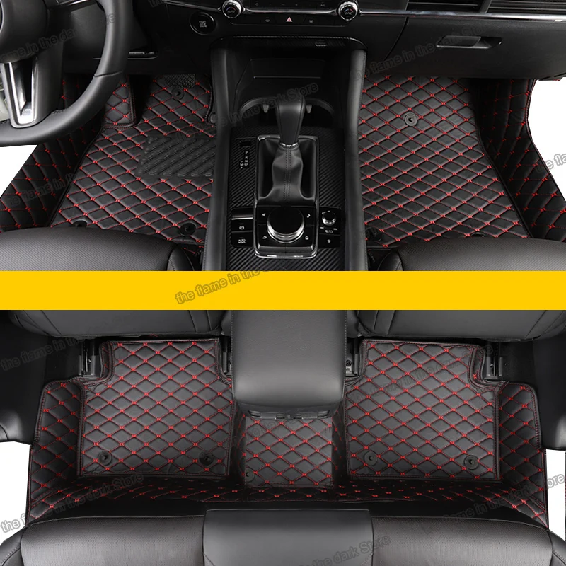 

Кожаные автомобильные коврики для mazda 3, mazda3, 2019, 2020, 2021, 2022