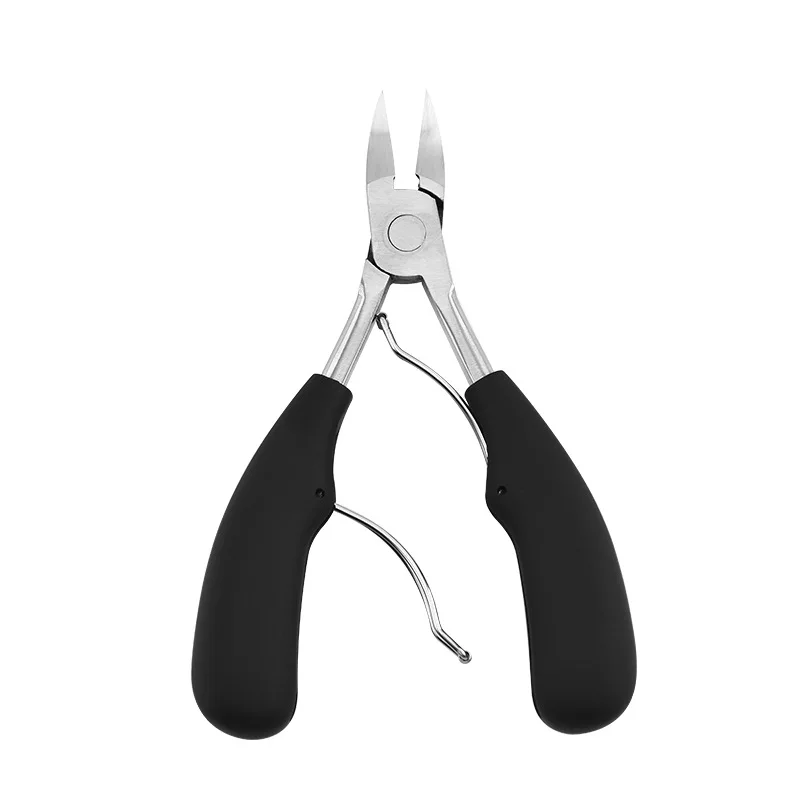 

1Pc Black Beauty Sharp Curved Paronychia Remover Nail Scissors Manicure Toes Dead Skin Pliers Trimming Nail Clipper Nipper B01
