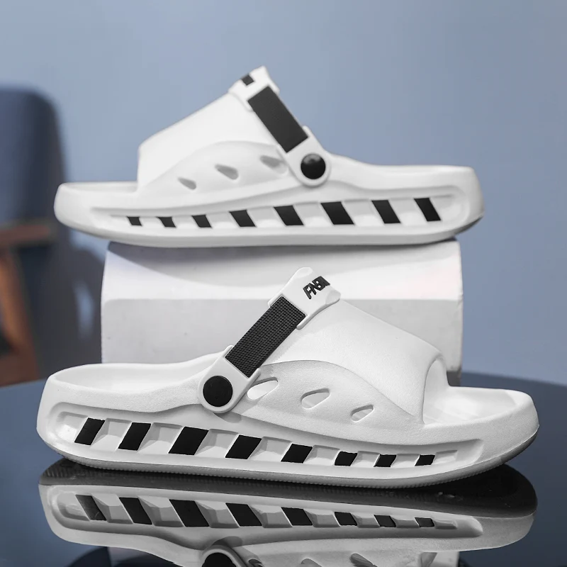 Мужские летние босоножки повседневные дизайнерские шлепанцы для мальчиков