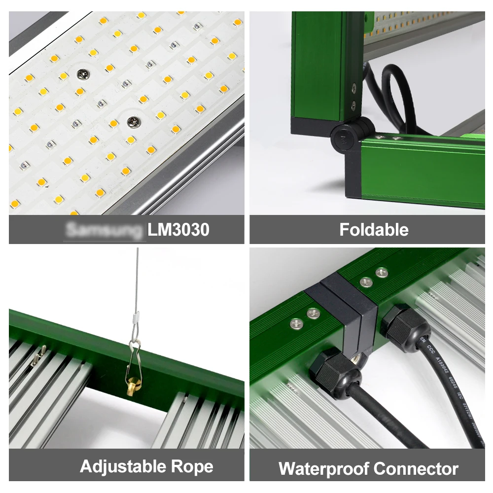 Лампа светодиодная полного спектра для выращивания растений 320 Вт LM3030