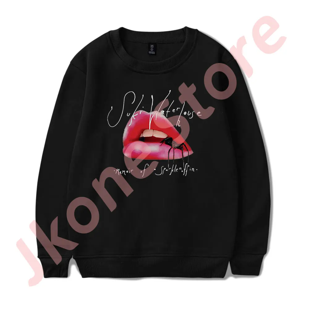 Футболка с длинными рукавами Suki Waterhouse MOAS Lips Memoir of a Sparklemuffin Tour Merch для женщин и