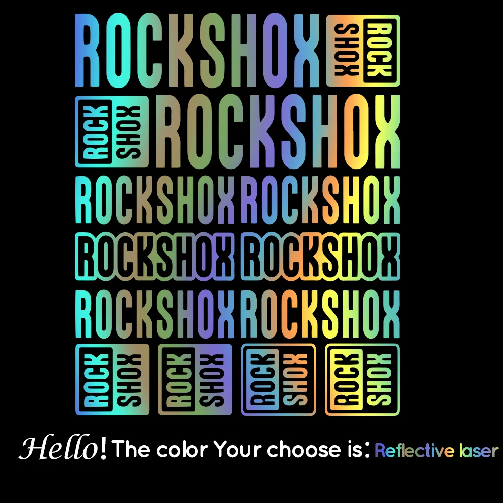 

Велосипедная рама, виниловая графическая наклейка, комплект для ROCK SHOX, стиль тела, велосипедные наклейки, набор наклеек, аксессуары для велосипеда